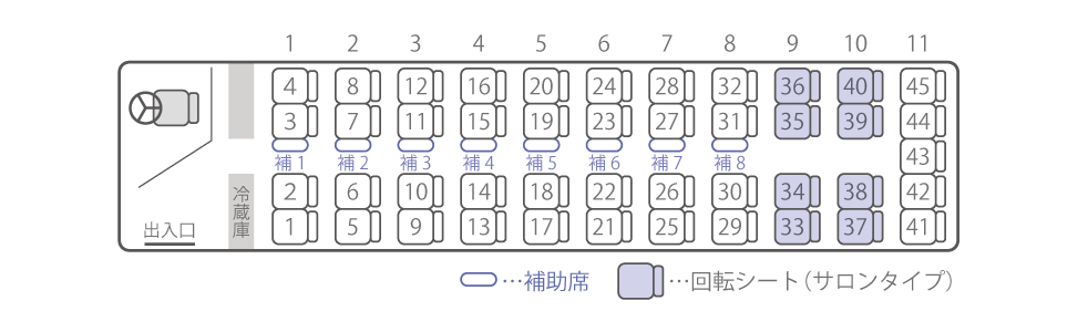 大型バス（サロン可）